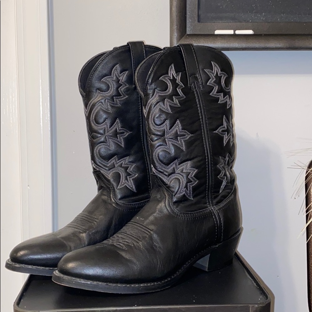 Men’s Laredo black leather boot